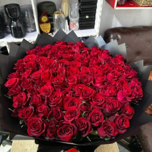100 Stems Red Roses Flower